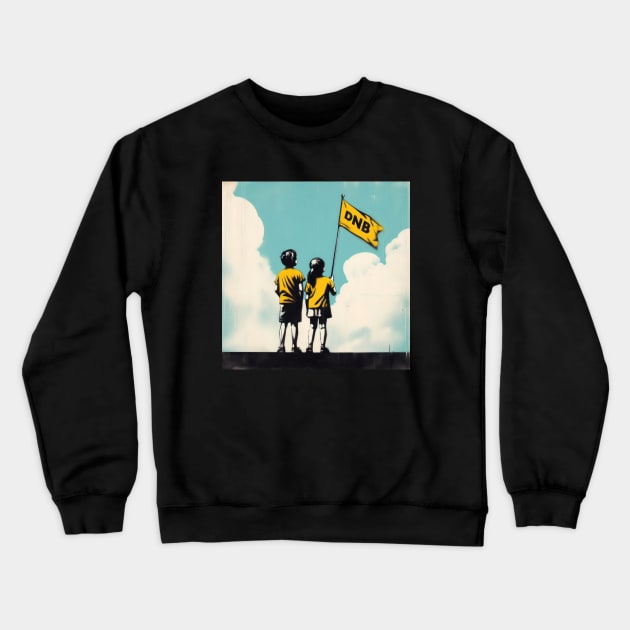 BANKSY DNB Crewneck Sweatshirt by Drum And Bass Merch